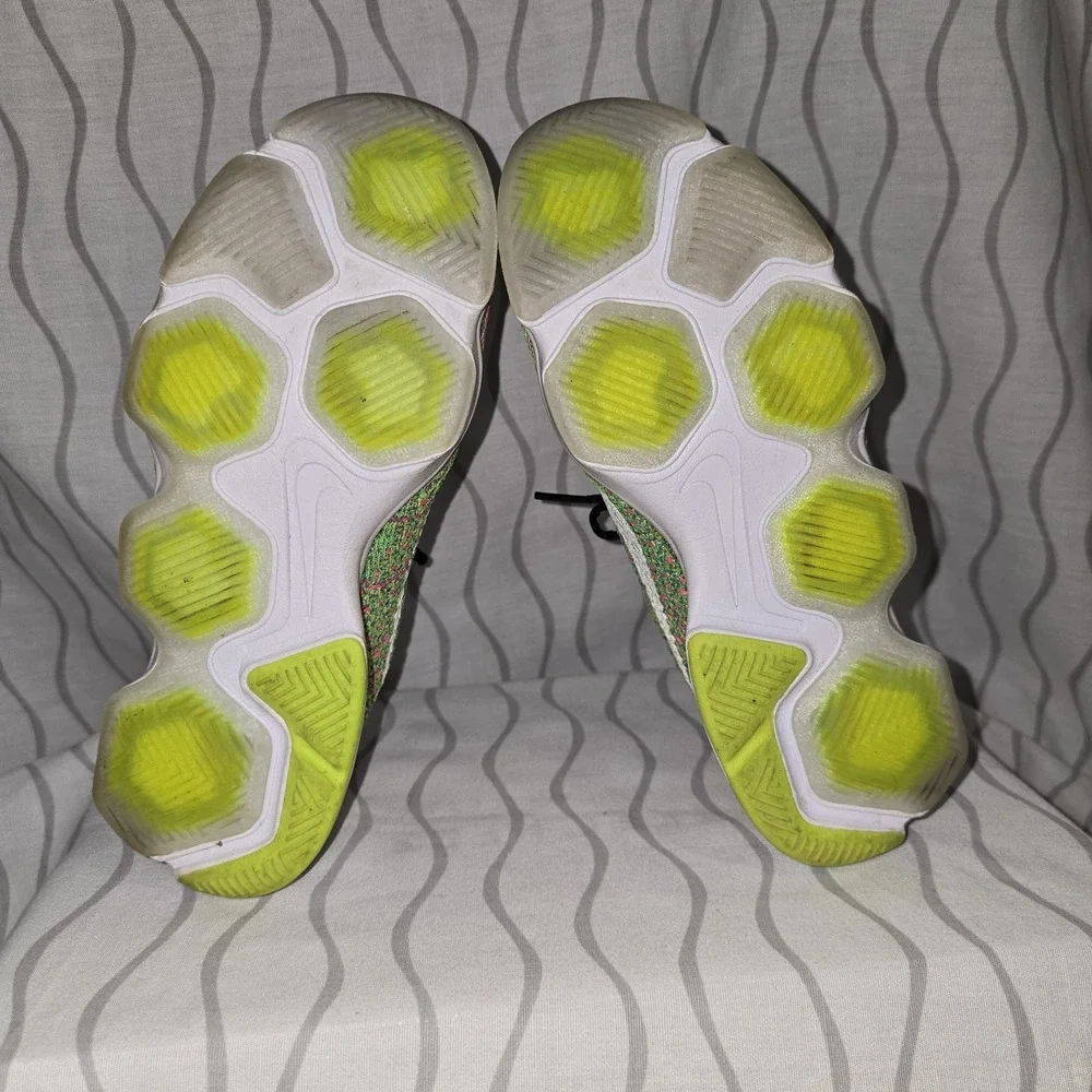 Nike Flyknit Zoom Women's Sz 6.5 Agility Multicolor Racer Trainer‎ Running Shoes - Picture 9 of 12